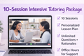 10-Session Intensive Tutoring Package | Personalized 1:1 Support + Lesson Plan + Office Hours