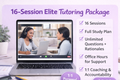 16-Session Elite Tutoring Package | Full Personalized Study Plan + 1:1 Coaching + Office Hours